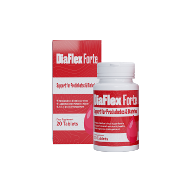 DiaFlex Forte - Tabletten zur Kontrolle des Blutzuckerspiegels bei Diabetes.